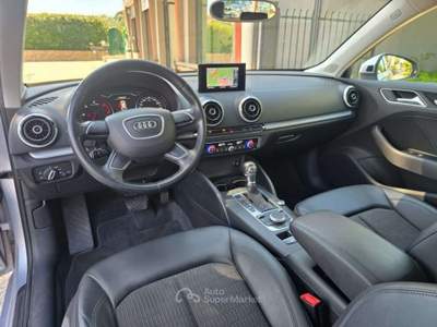 Audi A3 SPB 2.0 TDI 150 CV Automatica ACC SideAss Navi LED Argento usata Rezzato