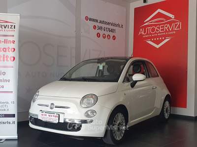 Fiat 500 Fiat 500 1.2 Lounge 69cv Bianco usata Giarre