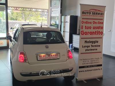 Fiat 500 Fiat 500 1.2 Lounge 69cv Bianco usata Giarre