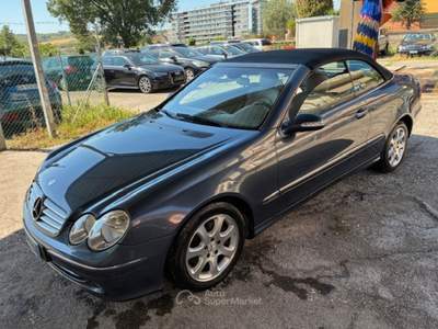 Mercedes-Benz CLK CLK CABRIO 200 POCHI KM KOMPRESSOR Argento usata Rimini
