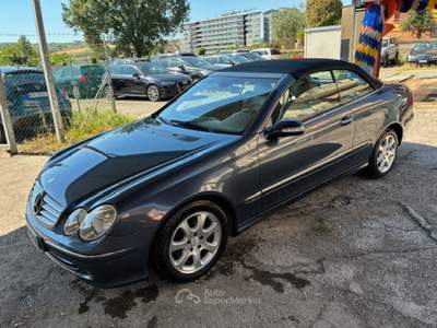 Mercedes-Benz CLK CLK CABRIO 200 POCHI KM KOMPRESSOR Argento usata Rimini