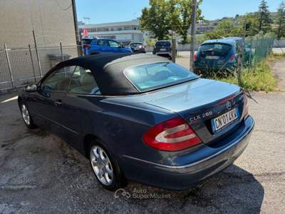 Mercedes-Benz CLK CLK CABRIO 200 POCHI KM KOMPRESSOR Argento usata Rimini