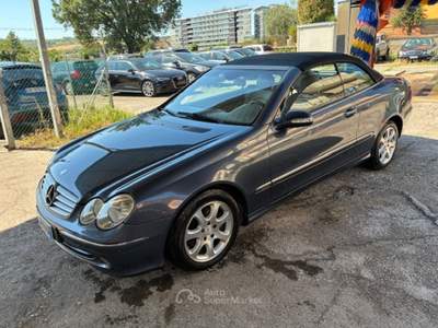 Mercedes-Benz CLK CLK CABRIO 200 POCHI KM KOMPRESSOR Argento usata Rimini