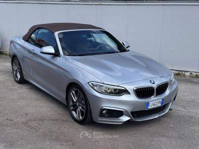 BMW Serie 2 218d 218 218d Cabrio Msport auto Argento usata Deruta BMW Serie 2 218d 218 218d Cabrio Msport auto Argento usata Deruta