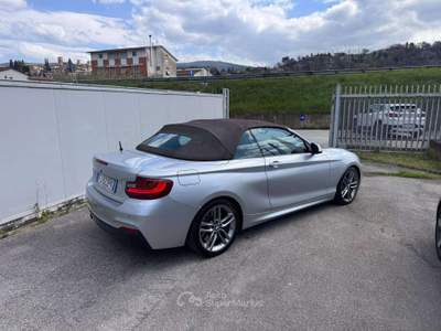 BMW Serie 2 218d 218 218d Cabrio Msport auto Argento usata Deruta