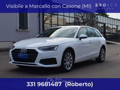 Audi A4 2.0 tdi Bus. Adv. quattro 190cv s-tronic Bianco usata Marcallo con Casone