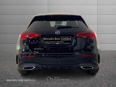 Mercedes-Benz Classe A 180 D Advanced Plus AMG Line 8G-DCT Nero usata Brescia