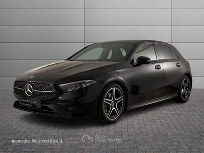Mercedes-Benz Classe A 180 D Advanced Plus AMG Line 8G-DCT Nero usata Brescia