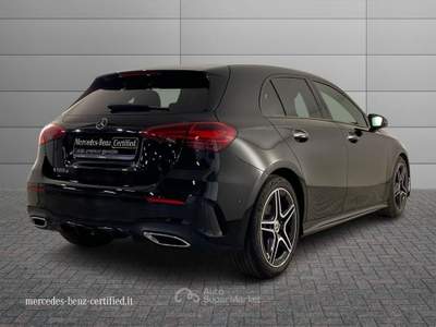 Mercedes-Benz Classe A 180 D Advanced Plus AMG Line 8G-DCT Nero usata Brescia