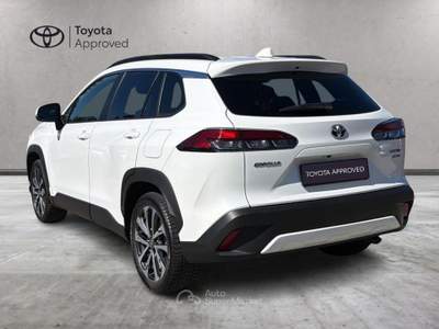 Toyota Corolla Cross 2.0H (197 CV) E-CVT Lounge Light 4WD Bianco usata Varese