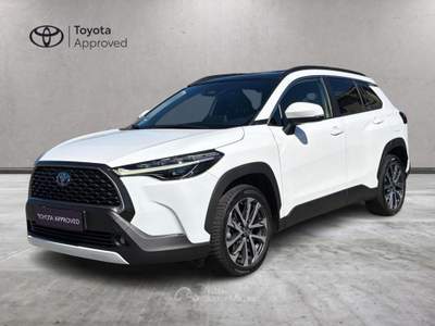 Toyota Corolla Cross 2.0H (197 CV) E-CVT Lounge Light 4WD Bianco usata Varese