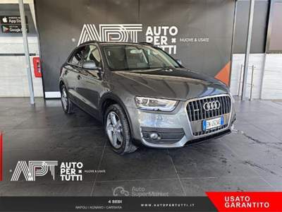 Audi Q3 Q3 2.0 tdi Advanced quattro 177cv s-tronic Grigio usata Napoli