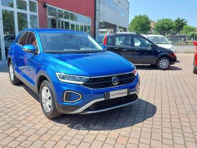 Volkswagen T-Roc 1.0 TSI Life Az. Italia 80.000 Km Certificati Blu/Azzurro usata Civitella in Val di Chiana