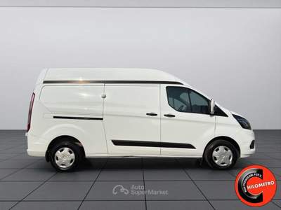 Ford Transit Custom 2.0 TDCI 170 CV L2H2-DIESEL-CRUISE-SENSORI Bianco usata Martignana di Po