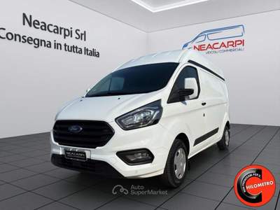 Ford Transit Custom 2.0 TDCI 170 CV L2H2-DIESEL-CRUISE-SENSORI Bianco usata Martignana di Po