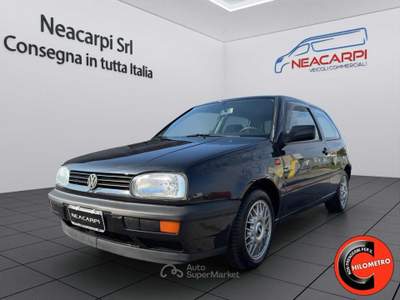Volkswagen Golf 1.8/90 CV CAT 3 PORTE GL PERFETTA-BELLISSIMA- Nero usata Martignana di Po