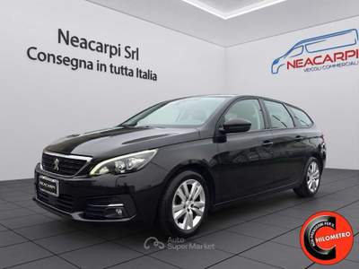 Peugeot 308 B.HDi 130 CV EAT6 SW SOLO 45.000 KM-NAVI-SENSORI- Nero usata Martignana di Po
