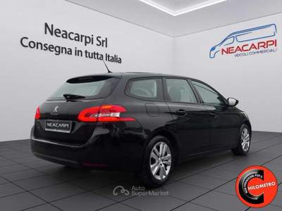 Peugeot 308 B.HDi 130 CV EAT6 SW SOLO 45.000 KM-NAVI-SENSORI- Nero usata Martignana di Po