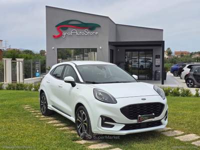 Ford Puma Puma 1.0 EcoBoost Hyb. 125 CV ST-LINE Bianco usata Partinico