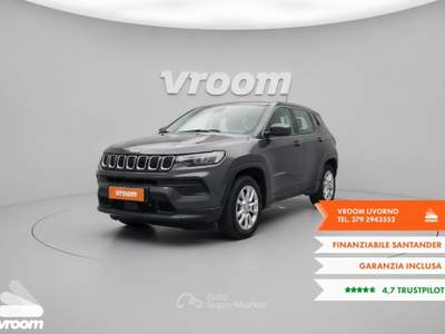Jeep Compass Compass 1.5 Turbo T4 130 CV MHEV 2WD S Grigio usata Livorno