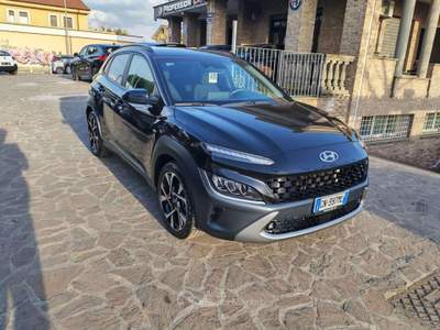 Hyundai Kona Kona I 2021 1.0 t-gdi 48V NLine 2wd 120cv imt Nero usata Albano Laziale