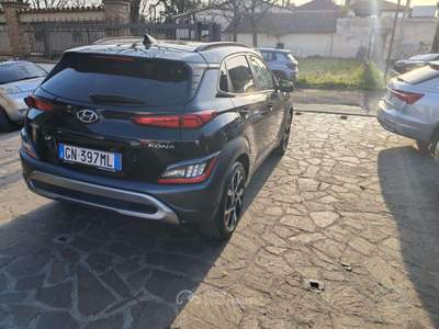 Hyundai Kona Kona I 2021 1.0 t-gdi 48V NLine 2wd 120cv imt Nero usata Albano Laziale