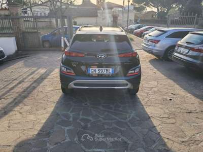 Hyundai Kona Kona I 2021 1.0 t-gdi 48V NLine 2wd 120cv imt Nero usata Albano Laziale