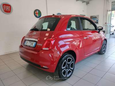 Fiat 500 1.0 BENZINA hybrid Rosso usata Abbiategrasso