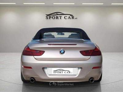 BMW Serie 6 640d 640 d Cabrio xdrive auto Argento usata MONTECCHIO MAGGIORE