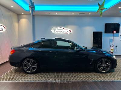 BMW Serie 4 420d 420 420d Coupé Luxury Blu/Azzurro usata Prato