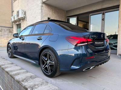 Mercedes-Benz Classe A d Automatic Premium Sedan TETTO-PACK NIGHT Blu/Azzurro usata Carovigno