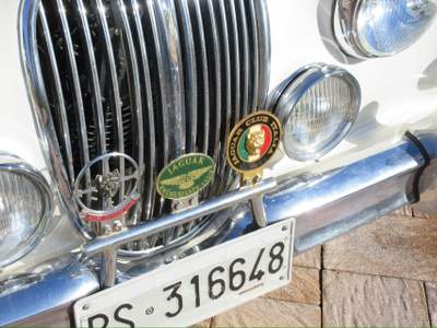 Jaguar MK2 omologata ASI da sempre italiana Bianco usata PESARO