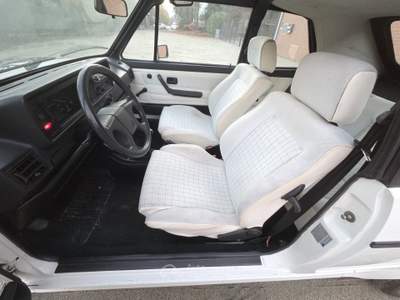 Volkswagen Golf Cabriolet 1800 3 porte Champ 110cv Karmann Bianco usata Robassomero