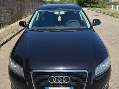 Audi A3 Ok Neopatentato, Gancio Traino Audi, sensori, sedili riscaldati Nero usata Farnese