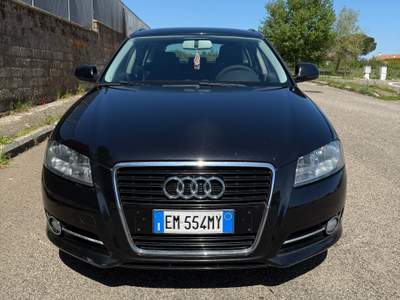 Audi A3 Ok Neopatentato, Gancio Traino Audi, sensori, sedili riscaldati Nero usata Farnese