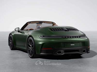 Porsche 911 Cabrio 4S 480cv_Arrivo Luglio_Sed. Ventilati_Lift anteriore Verde usata Grandate