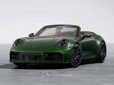 Porsche 911 Cabrio 4S 480cv_Arrivo Luglio_Sed. Ventilati_Lift anteriore Verde usata Grandate
