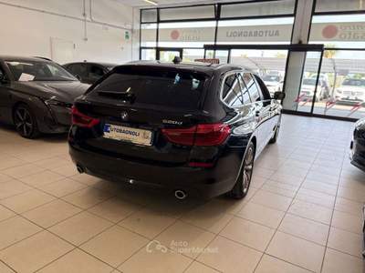 BMW Serie 5 520d 520 d Touring BUSINESS Aut. PELLE Nero usata Bagnaria Arsa