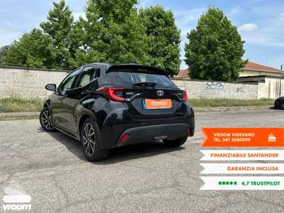 Toyota Yaris Yaris 1.5 Hybrid 5 porte Trend Nero usata Vigevano