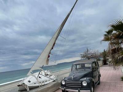 Fiat 500 C TOPOLINO BELVEDERE Grigio usata Firenze