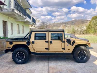 Hummer H1 6.5 TD Convertibile Cabrio Motore completamente revisionato  Nero usata Acqui Terme