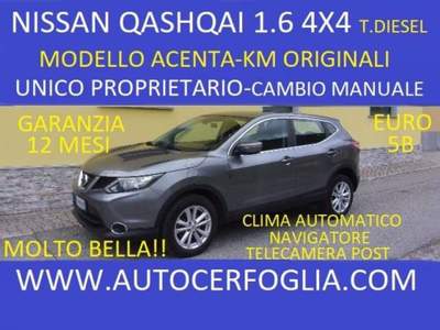 Nissan Qashqai 1.6 dci Acenta 4wd 130cv-UNICO PROPRIETARIO! Grigio usata Samolaco