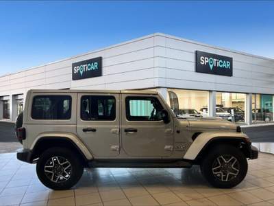 Jeep Wrangler PLUG-IN HYBRID Sahara2.0 4xe Phev Argento usata Bologna
