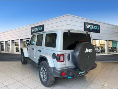 Jeep Wrangler PLUG-IN HYBRID Sahara2.0 4xe Phev Argento usata Bologna