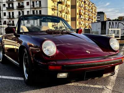 Porsche 911 3.2 CABRIO Rosso usata Firenze