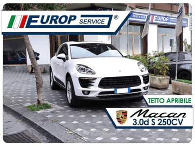 Porsche Macan 3.0d S 250 pdk Bianco usata Zafferana Etnea