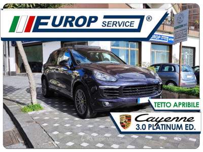 Porsche Cayenne 3.0 Platinum Ed. TETTO APRIBILE Blu/Azzurro usata Zafferana Etnea