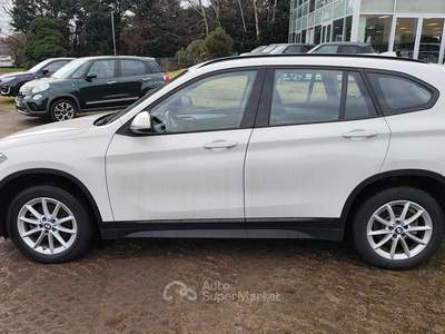 BMW X1 BMW X1 sDrive18d Advantage Bianco usata montorfano