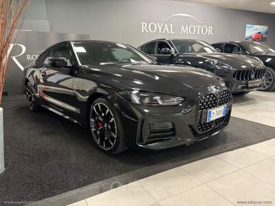 BMW Serie 4 420d 420d 48V xDrive Coupé Msport PRO Nero usata Villorba