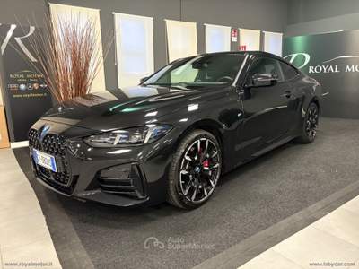 BMW Serie 4 420d 420d 48V xDrive Coupé Msport PRO Nero usata Villorba